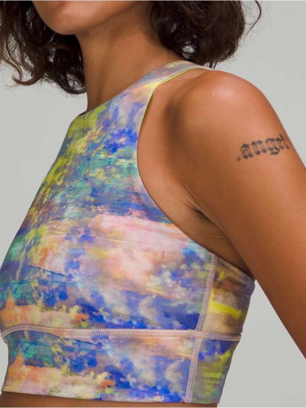 lululemon athletica high neck energy bra 8